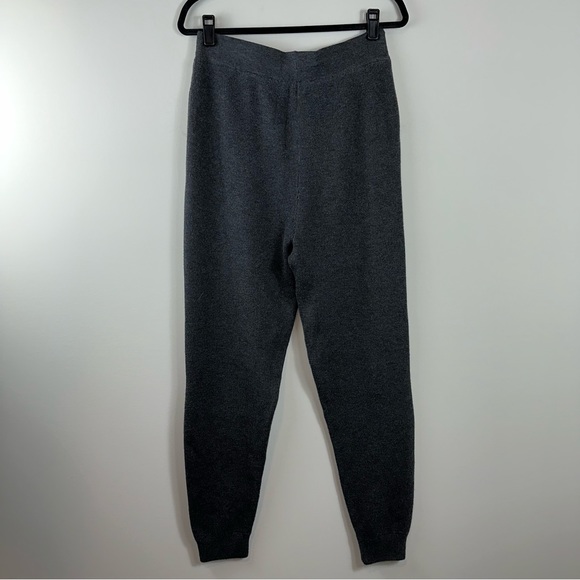 Ted Baker Luciiyy Drawstring Knit Joggers in Charcoal - Picture 3 of 8